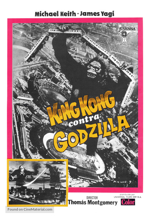 King Kong Vs Godzilla - Spanish Movie Poster