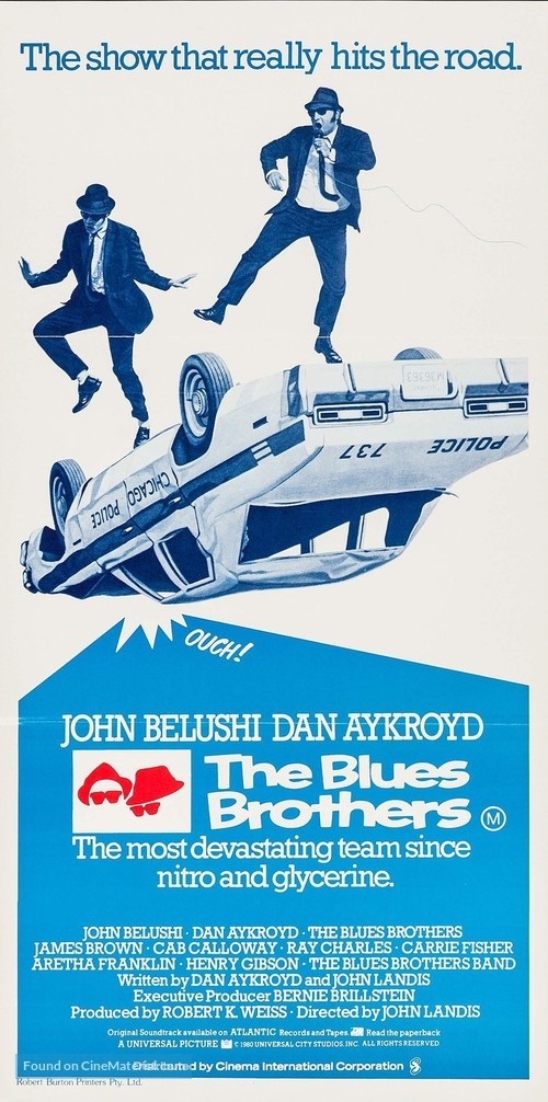 The Blues Brothers - Australian Movie Poster