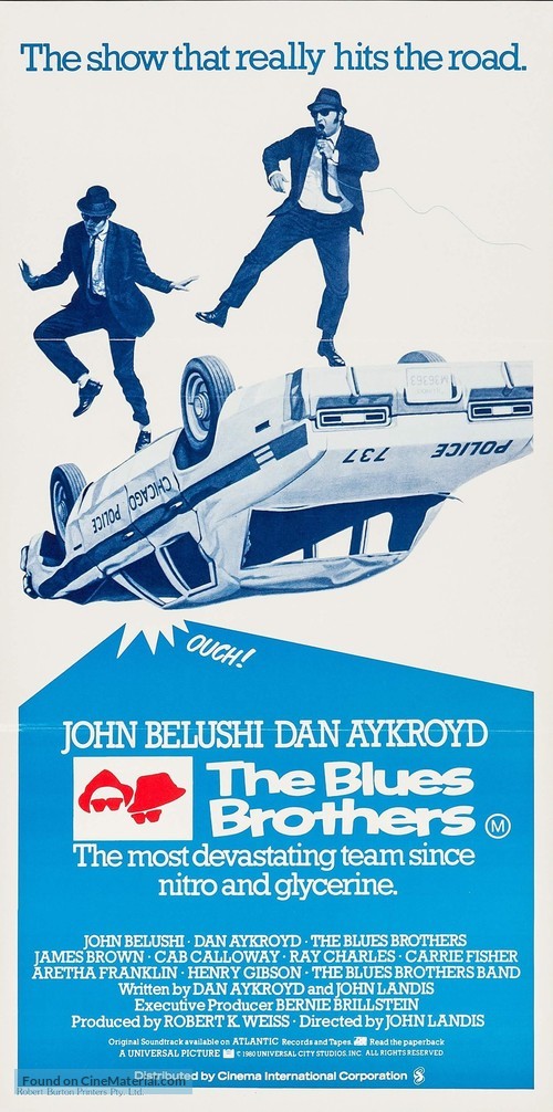 The Blues Brothers - Australian Movie Poster