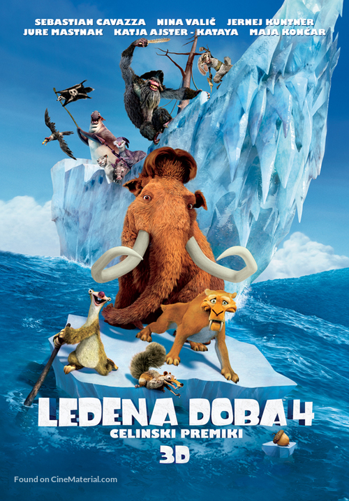 Ice Age: Continental Drift - Slovenian Movie Poster