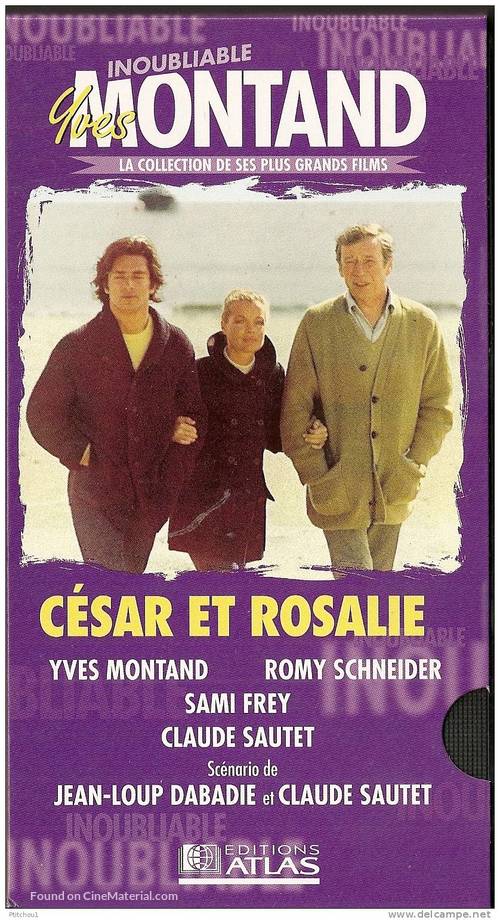 C&eacute;sar et Rosalie - French VHS movie cover