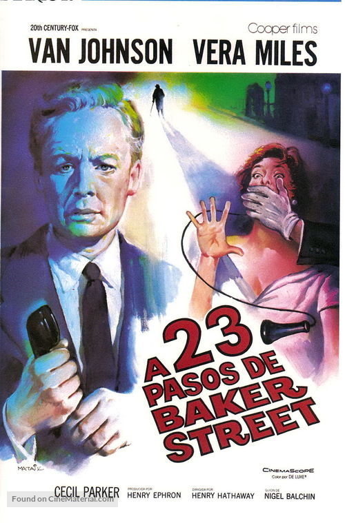 23 Paces to Baker Street - Spanish Movie Poster