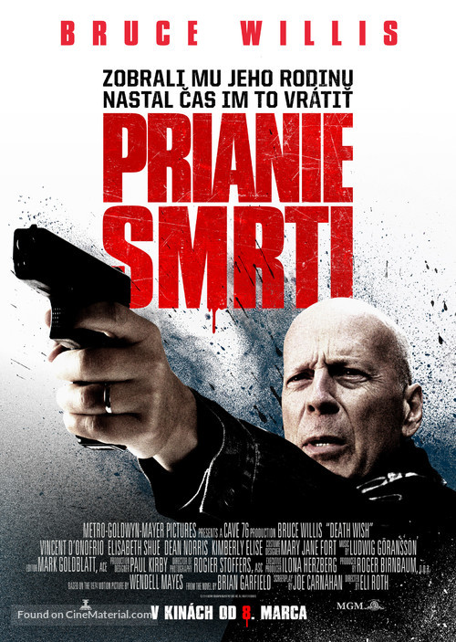 Death Wish - Slovak Movie Poster