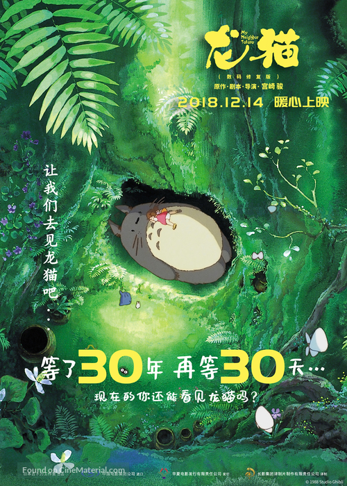 Tonari no Totoro - Chinese Movie Poster