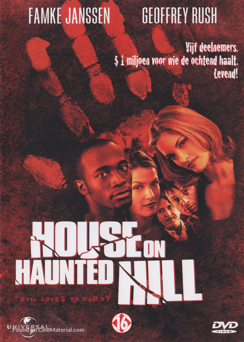 House On Haunted Hill - Dutch DVD movie cover