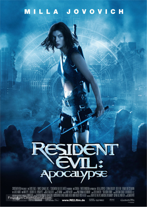Resident Evil: Apocalypse - German Movie Poster