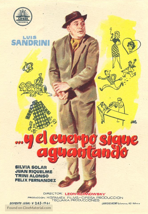 Y el cuerpo sigue aguantando - Spanish Movie Poster