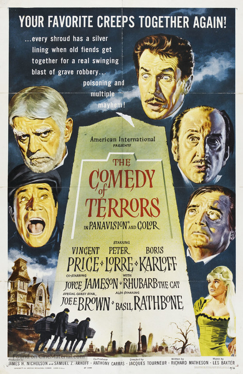 The Comedy of Terrors - Movie Poster