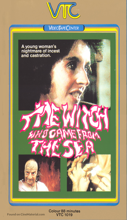The Witch Who Came from the Sea - Swedish VHS movie cover