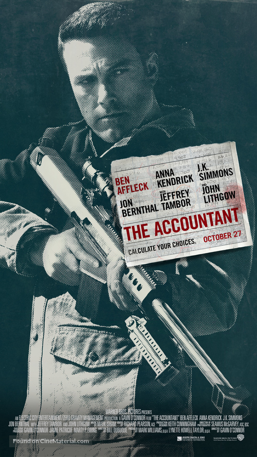 The Accountant - Lebanese Movie Poster