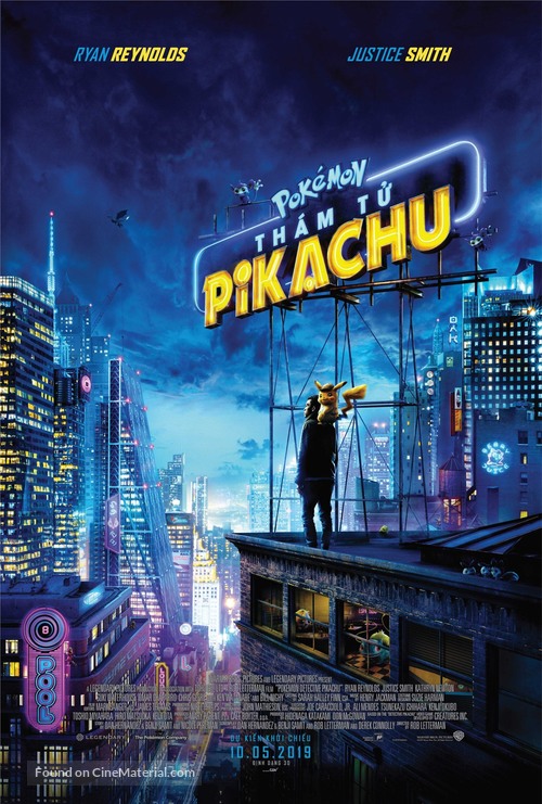 Pok&eacute;mon: Detective Pikachu - Vietnamese Movie Poster