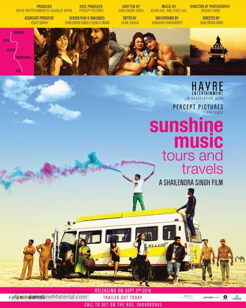 Sunshine Music Tours &amp; Travels - Indian Movie Poster