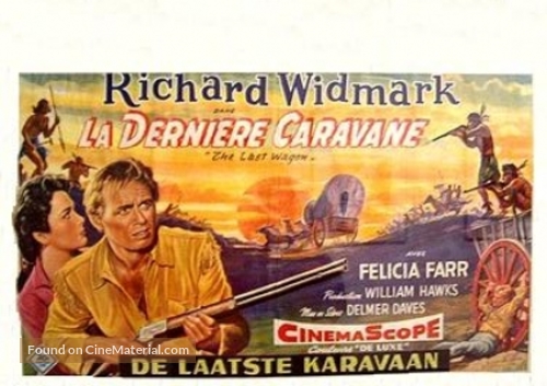 The Last Wagon - Belgian Movie Poster