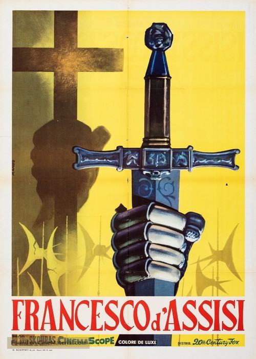 Francis of Assisi - Italian Movie Poster