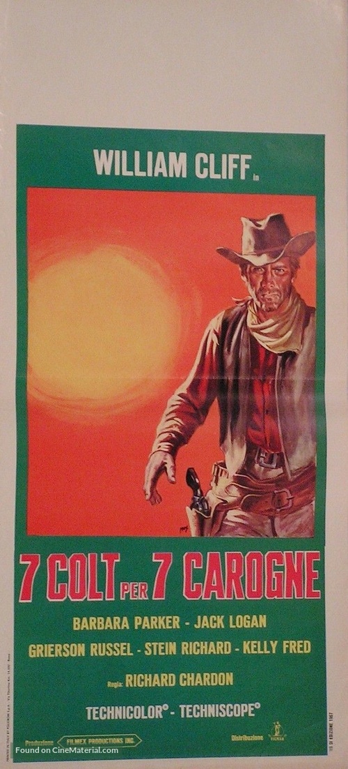 7 Colt per 7 carogne - Italian Movie Poster