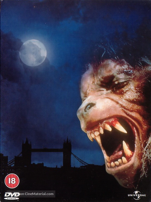 An American Werewolf in London - British DVD movie cover