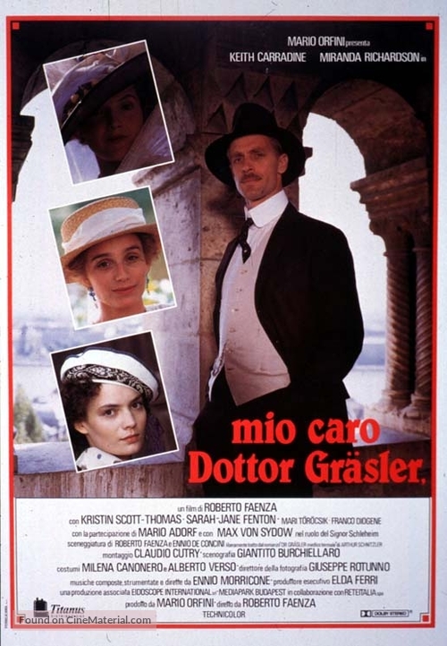 Mio caro dottor Gr&auml;sler - Italian Movie Poster