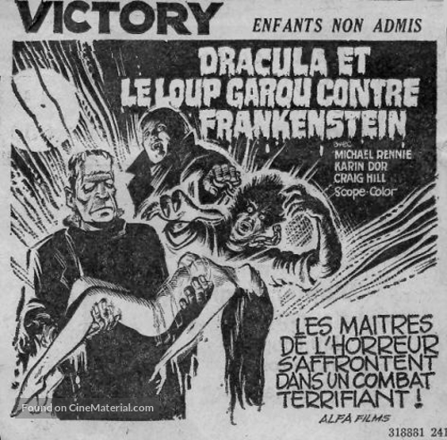 Los monstruos del terror - Belgian Movie Poster
