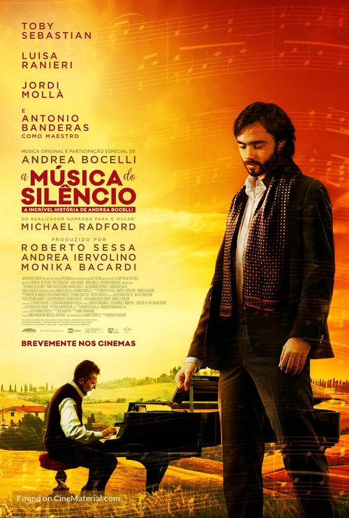 La musica del silenzio - Portuguese Movie Poster