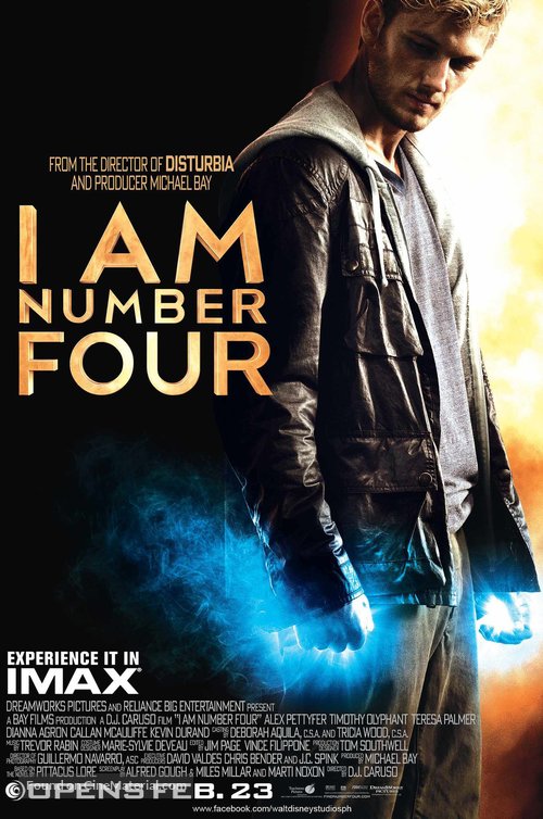 I Am Number Four - Philippine Movie Poster