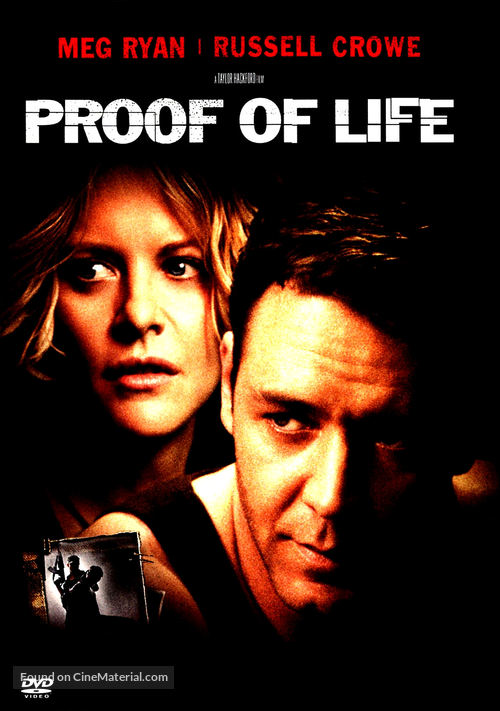 Proof of Life - DVD movie cover