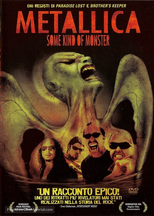 Metallica: Some Kind of Monster - Italian DVD movie cover