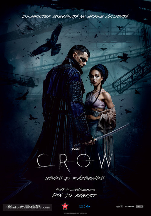 The Crow - Romanian Movie Poster