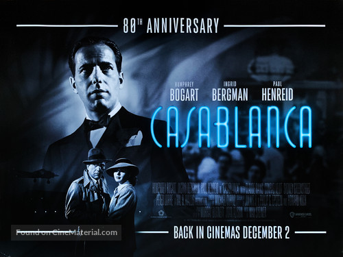Casablanca - British Movie Poster