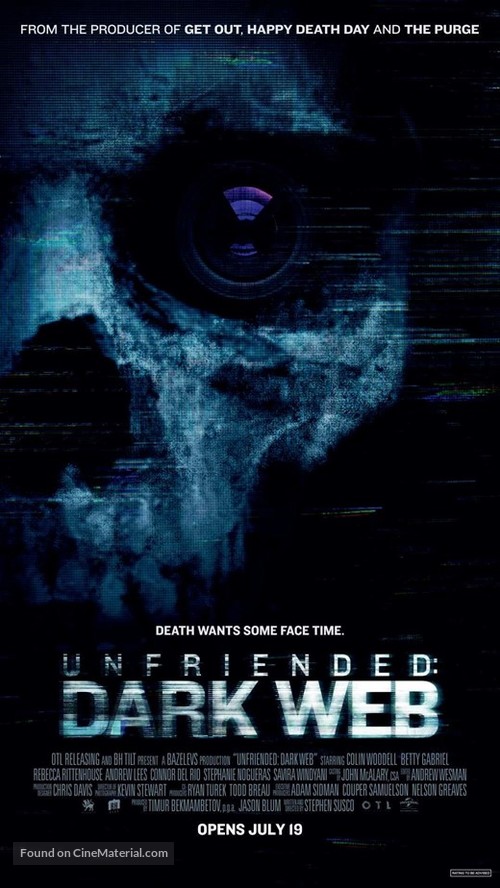 Unfriended: Dark Web - Singaporean Movie Poster