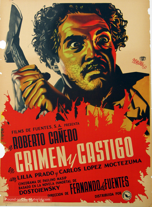 Crimen y castigo - Mexican Movie Poster