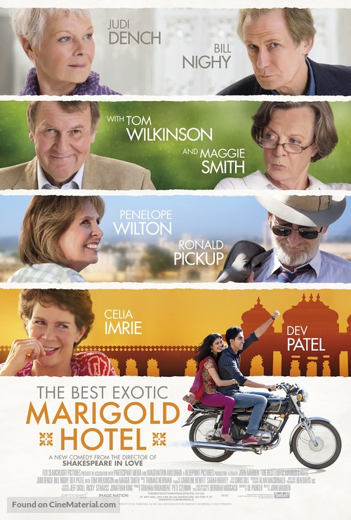 The Best Exotic Marigold Hotel - British Movie Poster