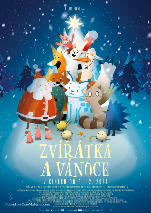 Animal Tales of Christmas Magic - Czech Movie Poster