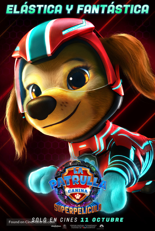 PAW Patrol: The Mighty Movie - Spanish Movie Poster