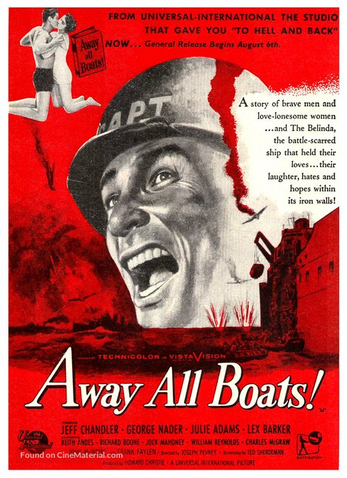 Away All Boats - British Movie Poster