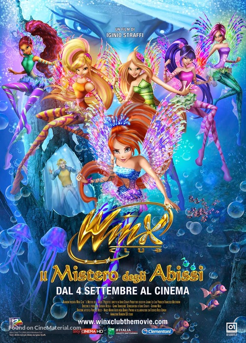 Winx Club: Il mistero degli abissi - Italian Movie Poster