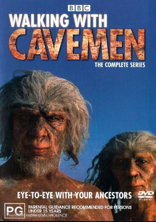 &quot;Walking with Cavemen&quot; - Australian DVD movie cover