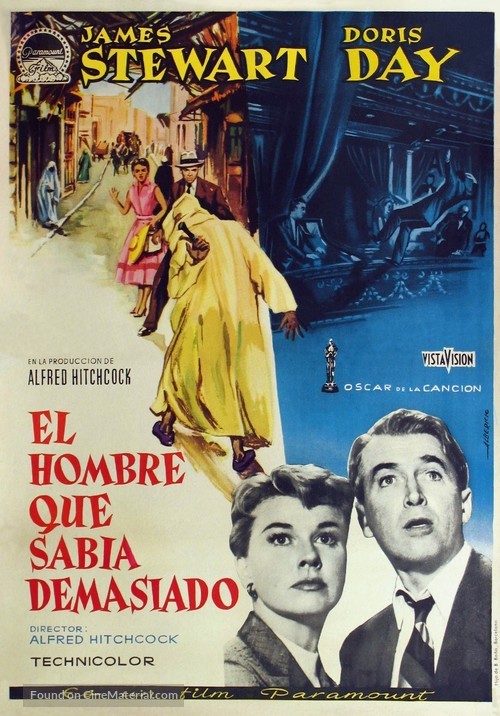 The Man Who Knew Too Much - Spanish Movie Poster