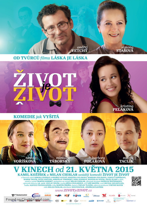 Zivot je zivot - Czech Movie Poster