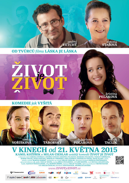 Zivot je zivot - Czech Movie Poster