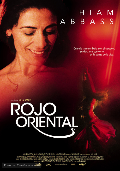 Satin rouge - Spanish Movie Poster