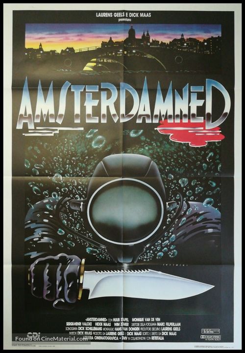 Amsterdamned - Italian Movie Poster