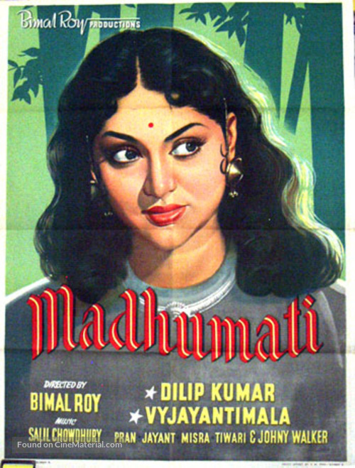 Madhumati - Indian Movie Poster