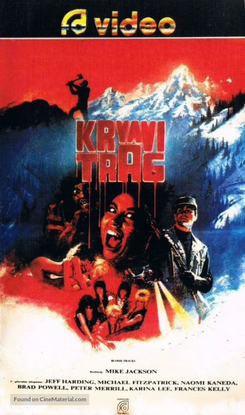 Blood Tracks - Yugoslav Movie Cover