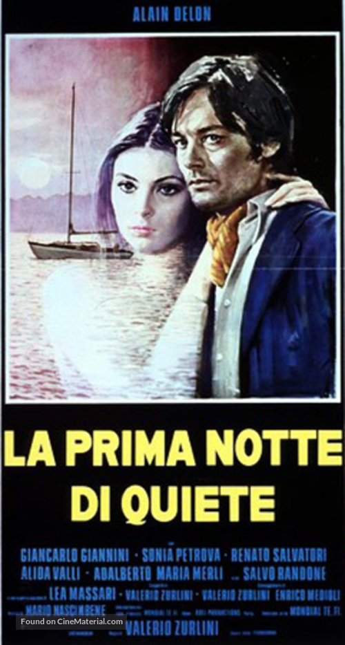 La prima notte di quiete - Italian Movie Poster