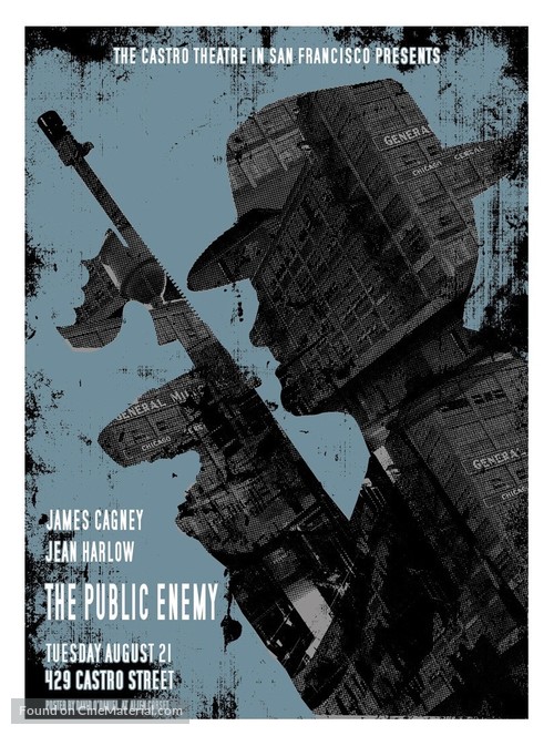 The Public Enemy - Homage movie poster