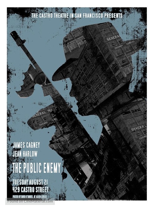 The Public Enemy - Homage movie poster
