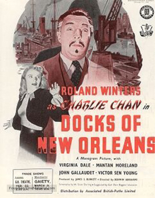 Docks of New Orleans - British Movie Poster