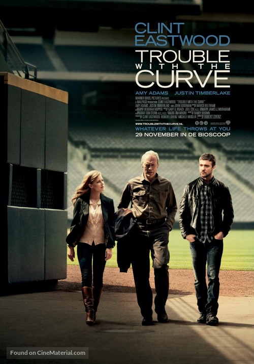 Trouble with the Curve - Dutch Movie Poster