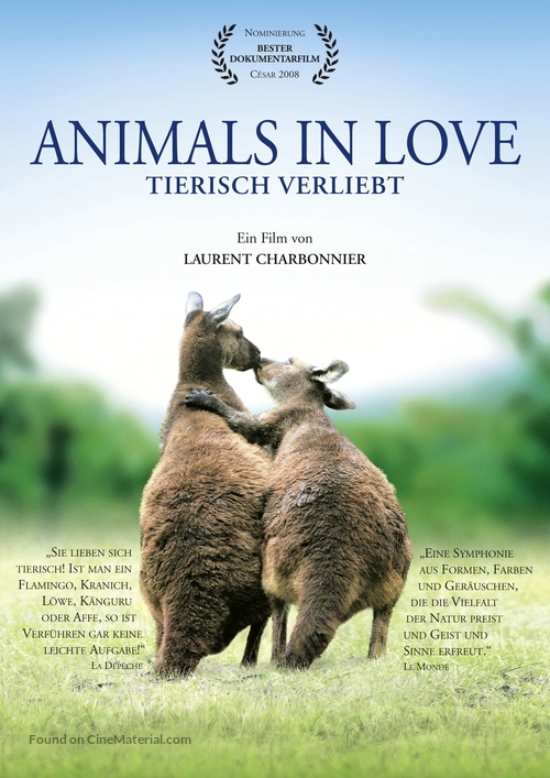 Les animaux amoureux - German Movie Cover