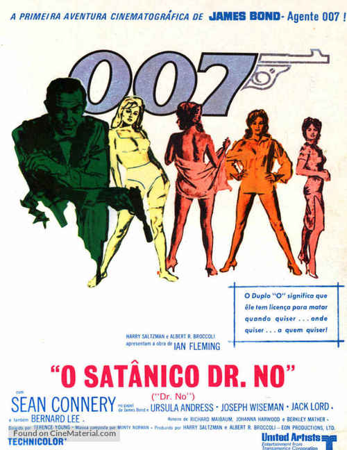 Dr. No - Brazilian Movie Poster